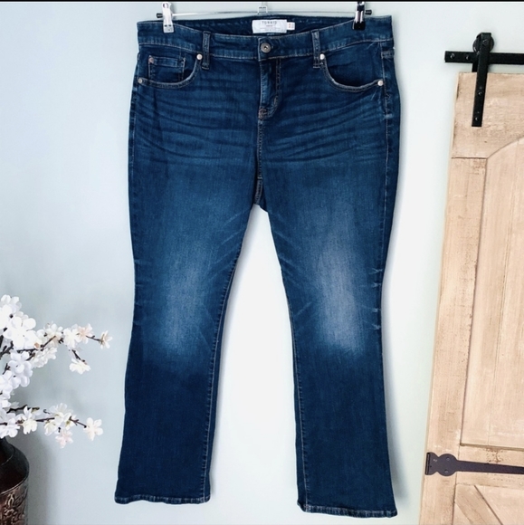 TWO Pairs Slim Bootcut Jeans - Picture 2 of 9